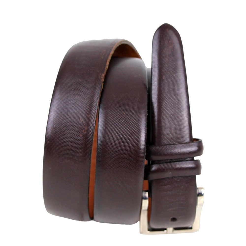 Trafalgar BROWN GENUINE LEATHER 1 1/8"Wd CASUAL DRESS MEN'S BELT Sz 40 (49M